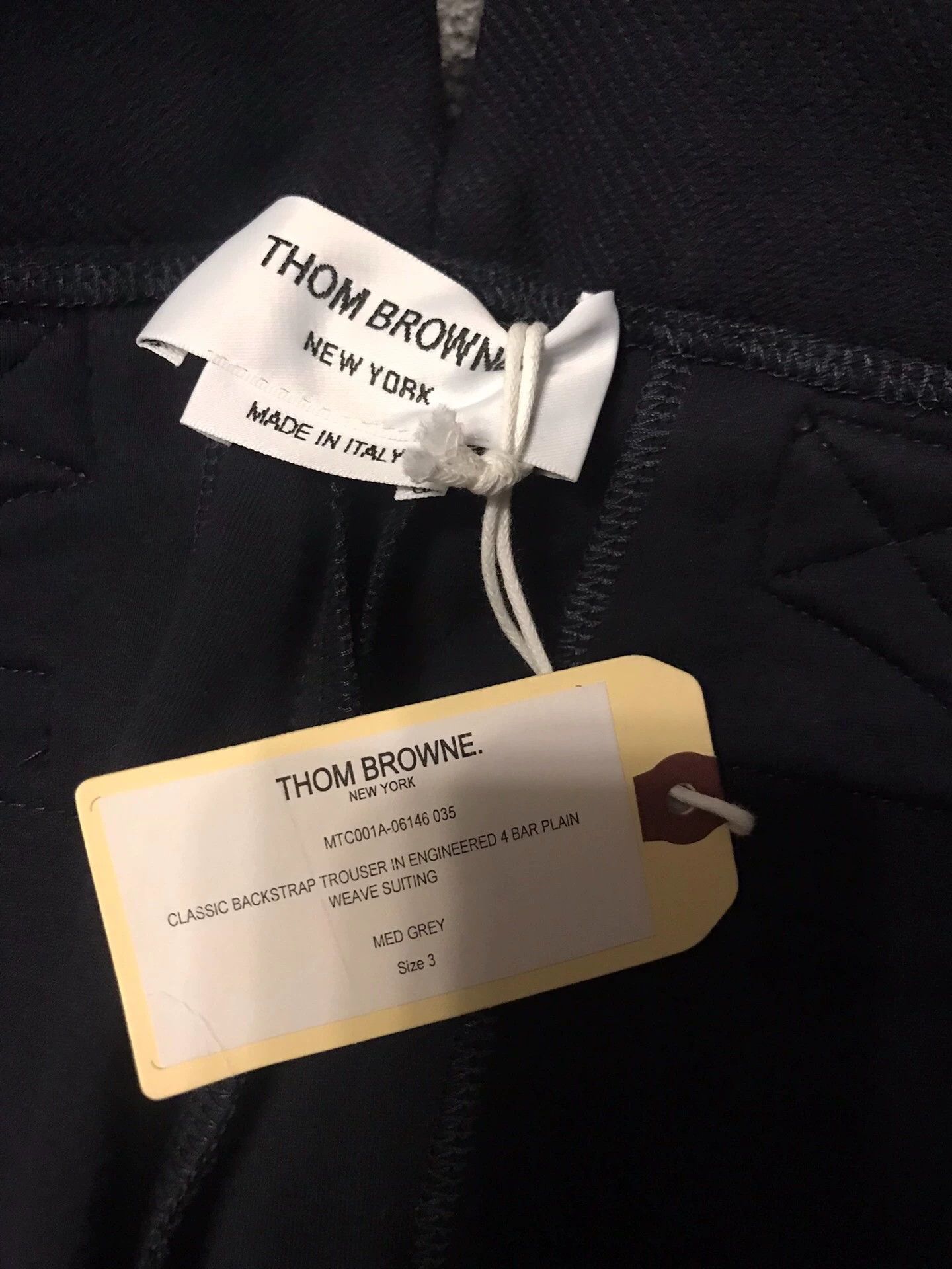 Thom Browne Thom Browne Deep Navy 4-Bar Stripe Short 3 Size US 34 / EU 50 - 5 Thumbnail
