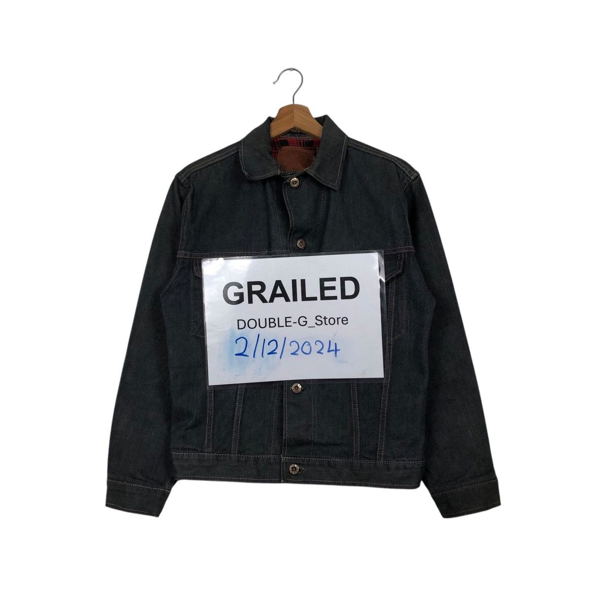 Japanese Brand 📌Vintage Biker Denim Jacket Trucker Tar Dush Issey Miyake Size US M / EU 48-50 / 2 - 1 Thumbnail