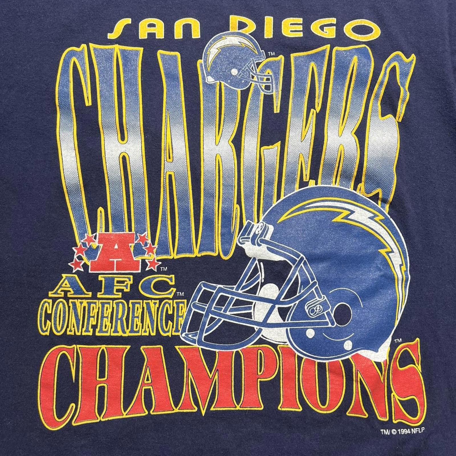Designer Vintage 90s San Diego Chargers AFC Conference Champions Size US M / EU 48-50 / 2 - 4 Thumbnail