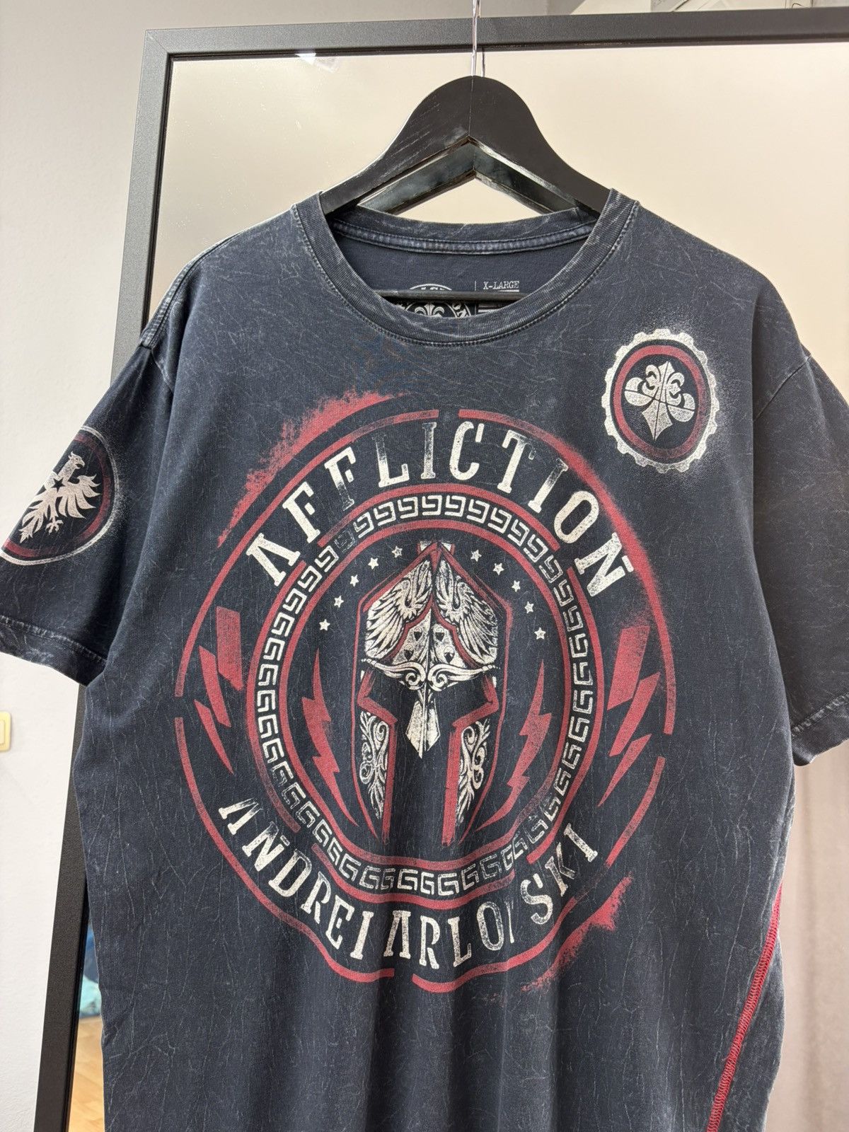 Affliction Affliction Skull T Shirt Y2K Vintage MMA Graphic Archive Tee Size US XL / EU 56 / 4 - 2 Thumbnail