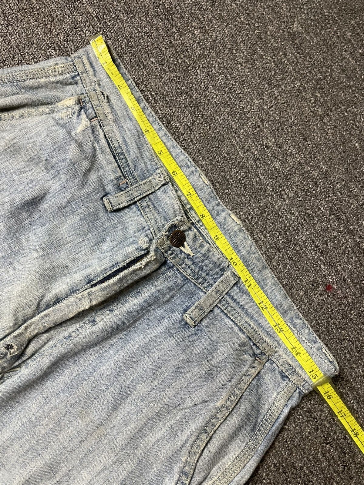 Blue Blue Japan × Japanese Brand × Vintage BLUE BLUE Brand Cargo Denim Jeans (112) Size US 31 - 7 Thumbnail
