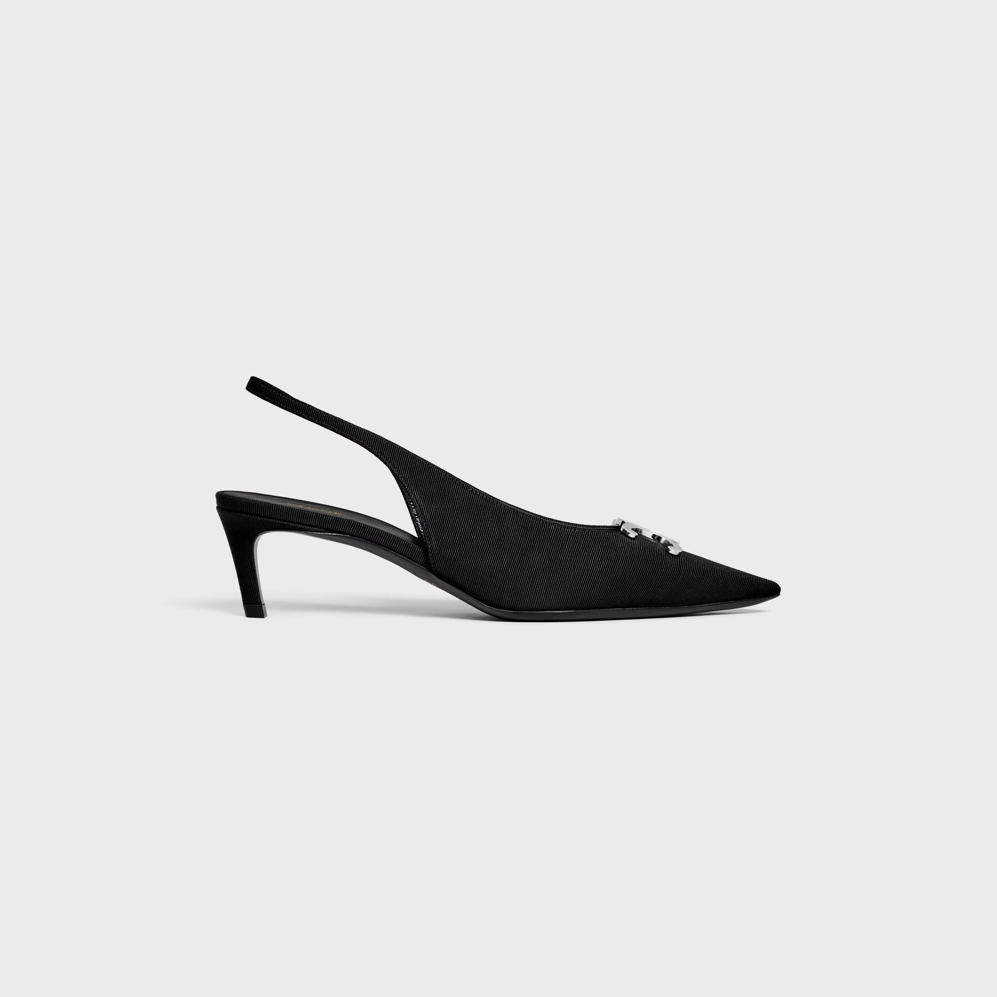 Celine o1bcso1str0925 356832285C Alma Triomphe Slingback Pumps Size US 10 / IT 40 - 1 Thumbnail