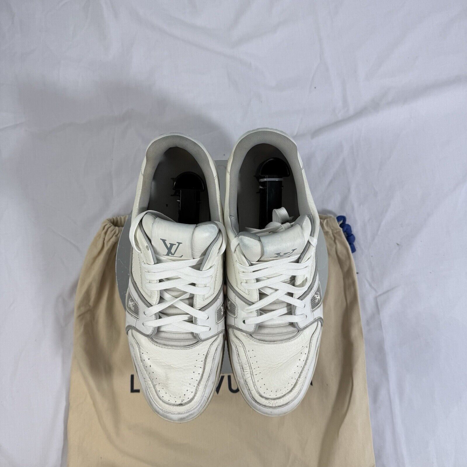 Louis Vuitton Louis Vuitton LV Trainers White Sneakers – Size 9 US Authent Size US 9 / EU 42 - 8 Thumbnail
