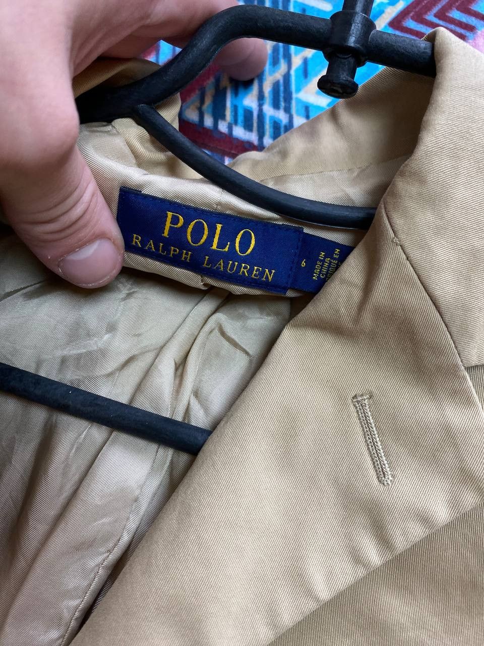 Polo Ralph Lauren × Vintage Vintage Polo Ralph Lauren Blazer Beige Colour Size M / US 6-8 / IT 42-44 - 2 Thumbnail