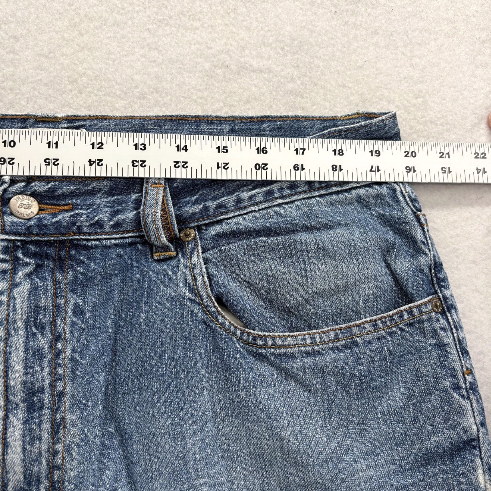 Tommy Bahama Tommy Bahama Indigo Palms Jeans Mens 40x36 Denim Blue Straight Preppy Casual Classic Fit Regular Zip Pocket Mens Size US 40 / EU 56 - 7 Thumbnail