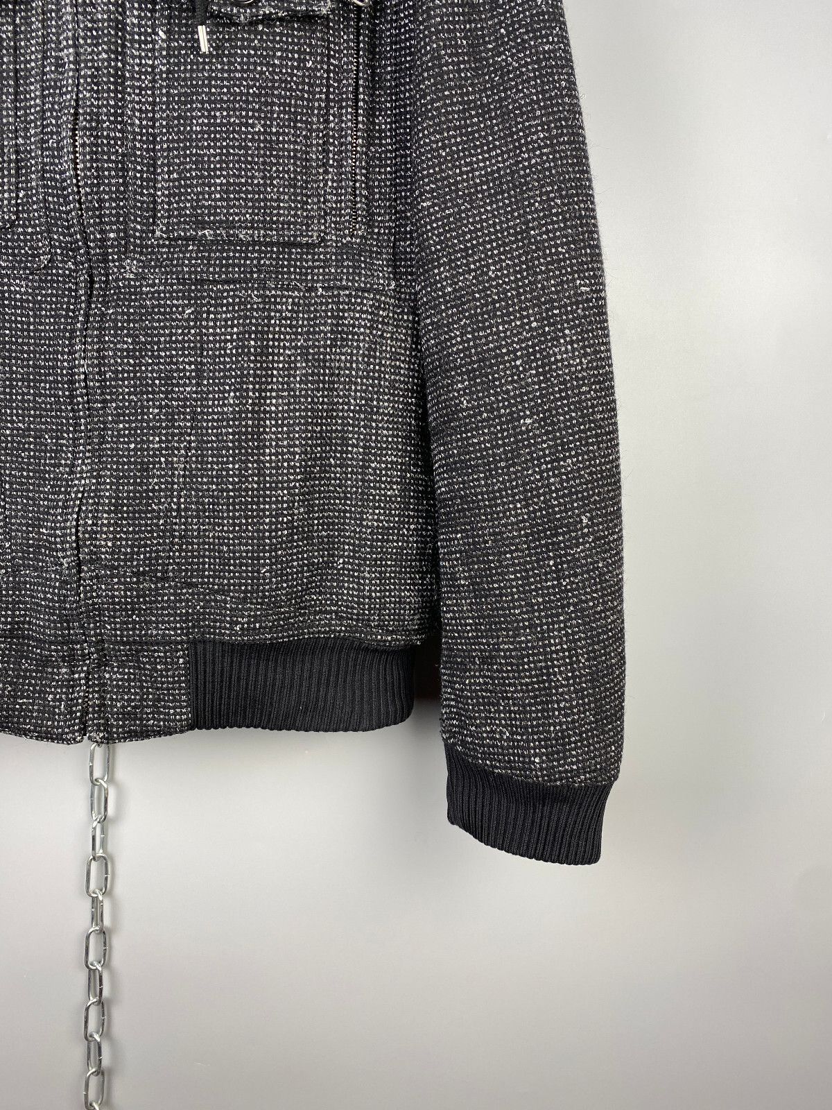 Dior Dior Kris Ban Assche 08AW Knit Hooded Bomber Jacket Size US L / EU 52-54 / 3 - 7 Thumbnail