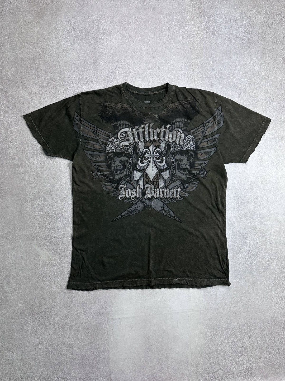 Affliction Vintage Affliction Josh Barnett Y2K T-shirt XL Size US XL / EU 56 / 4 - 1 Thumbnail