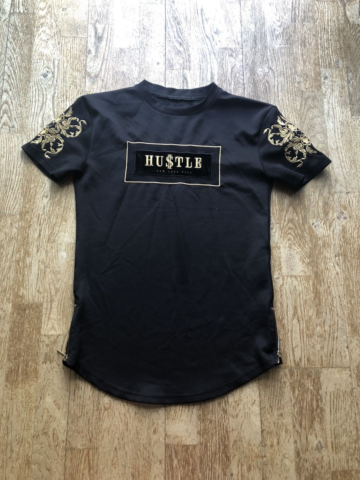 Vintage HUSTLE STREETWEAR VINTAGE SHIRT Size US M / EU 48-50 / 2 - 1 Thumbnail