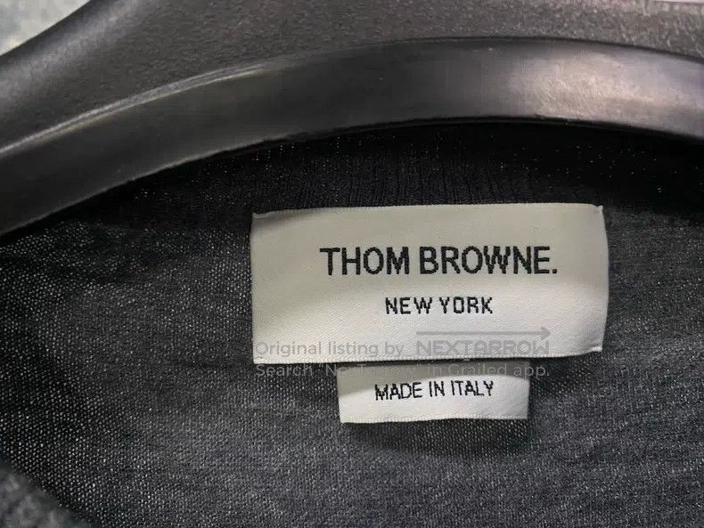 Thom Browne Thom Browne Pure Wool Long-Sleeve Knit Top Size US L / EU 52-54 / 3 - 4 Thumbnail