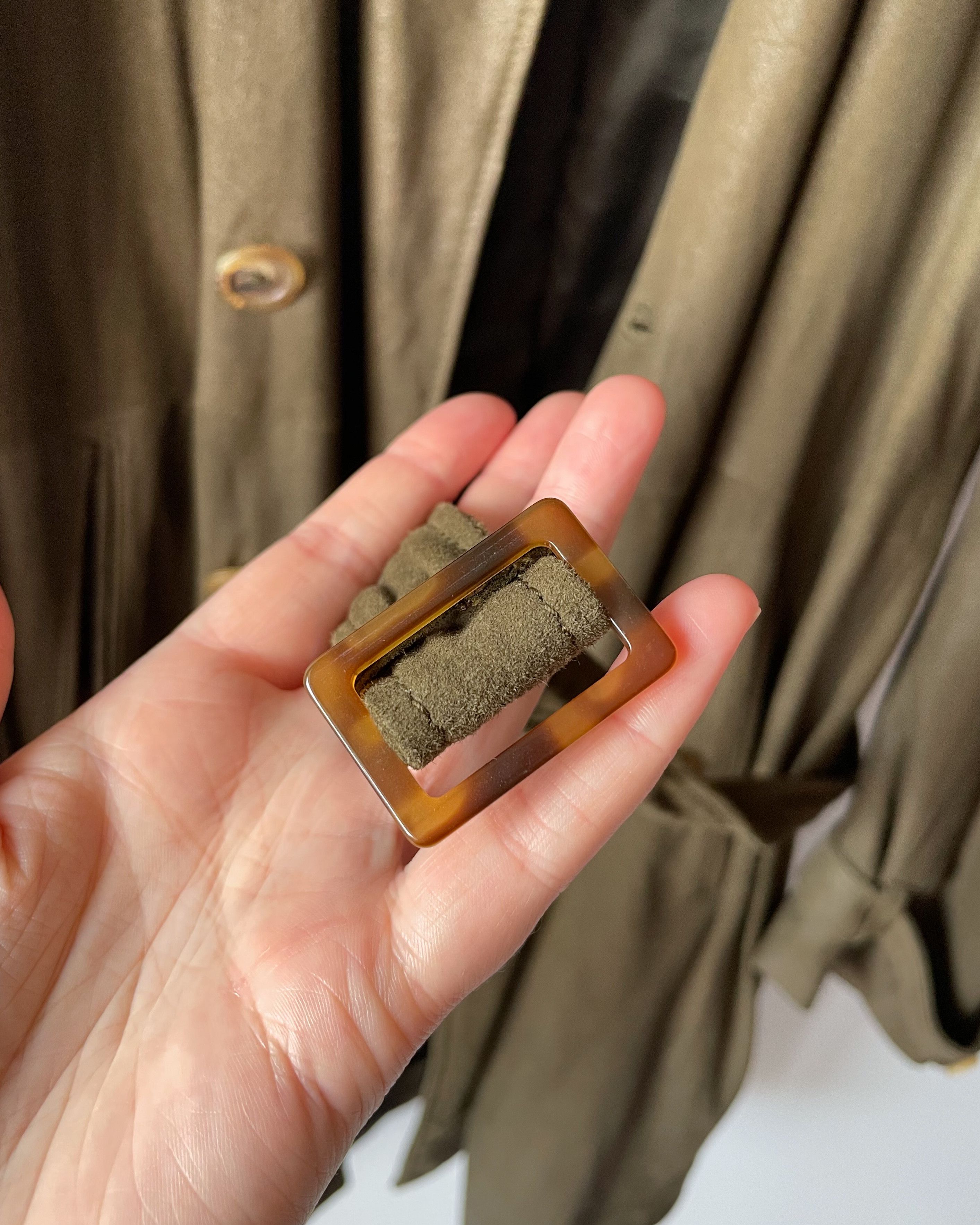 John Richmond Richmond X Suede Men’s Double Breasted Trench Coat Size US M / EU 48-50 / 2 - 12 Thumbnail