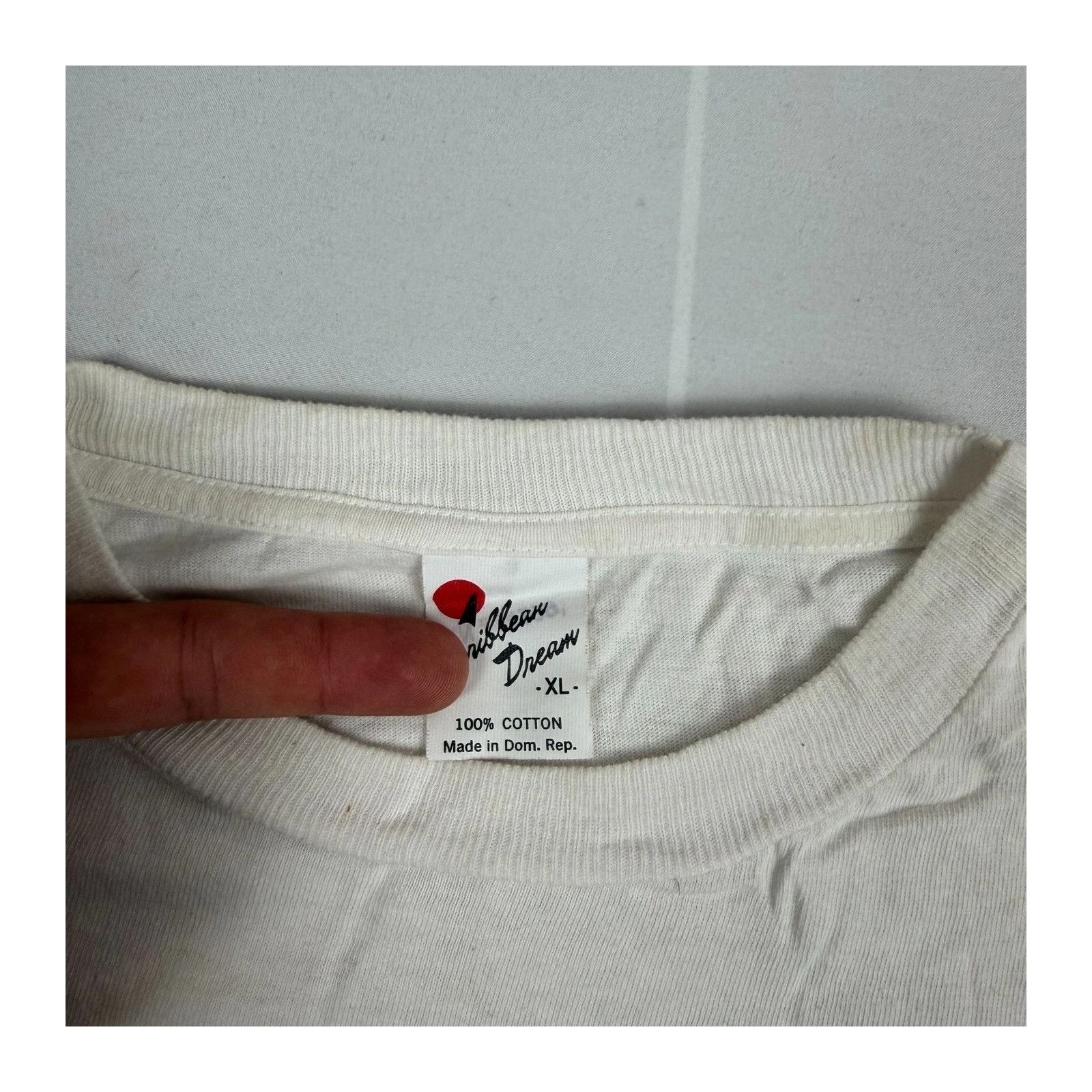The Unbranded Brand Vintage Pig Graphic Fringe T Shirt Beaded Hem Retro 80s Whit Size US XL / EU 56 / 4 - 6 Thumbnail