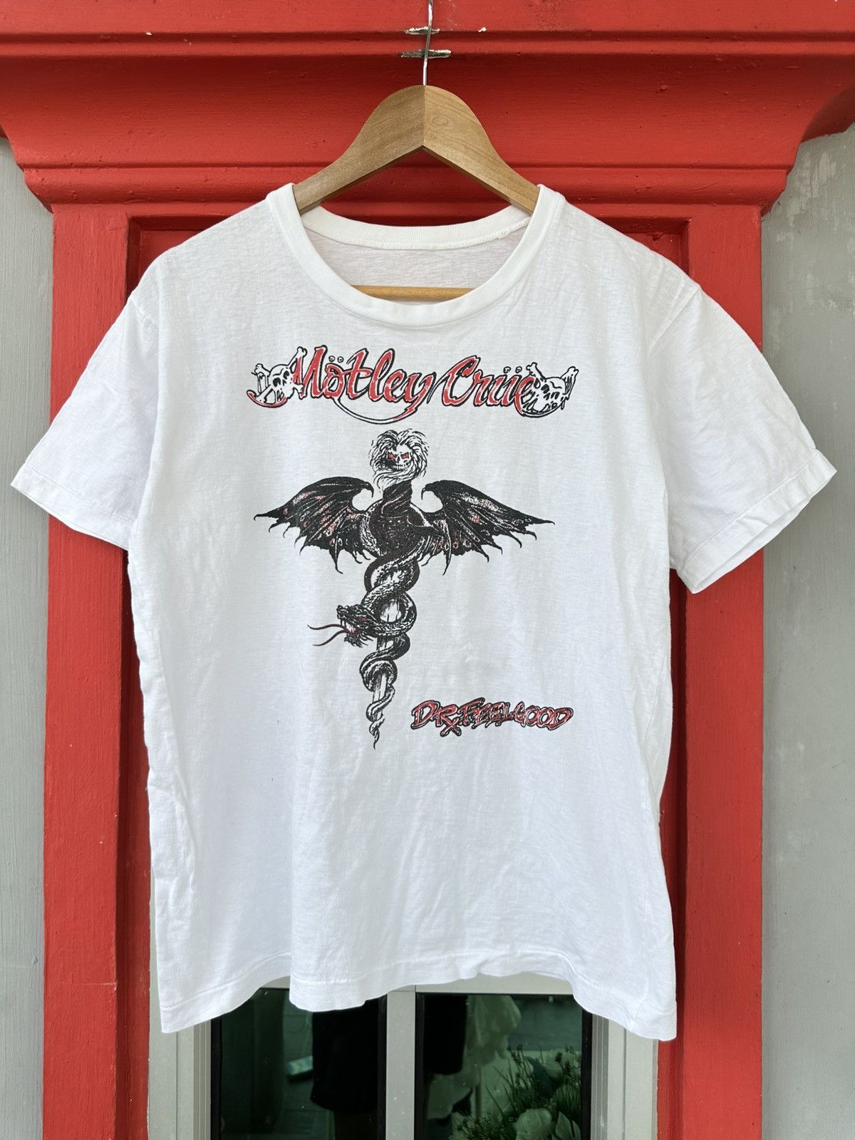 Band Tees Vintage 80s Montley Crue Dr Feelgood Tee Size US M / EU 48-50 / 2 - 1 Thumbnail