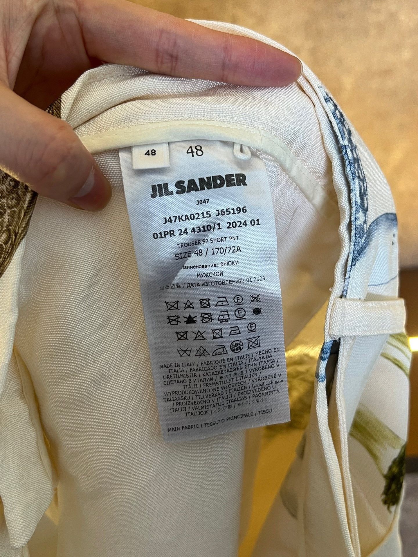 Jil Sander Jil Sander Linen Shorts Size US 32 / EU 48 - 3 Thumbnail