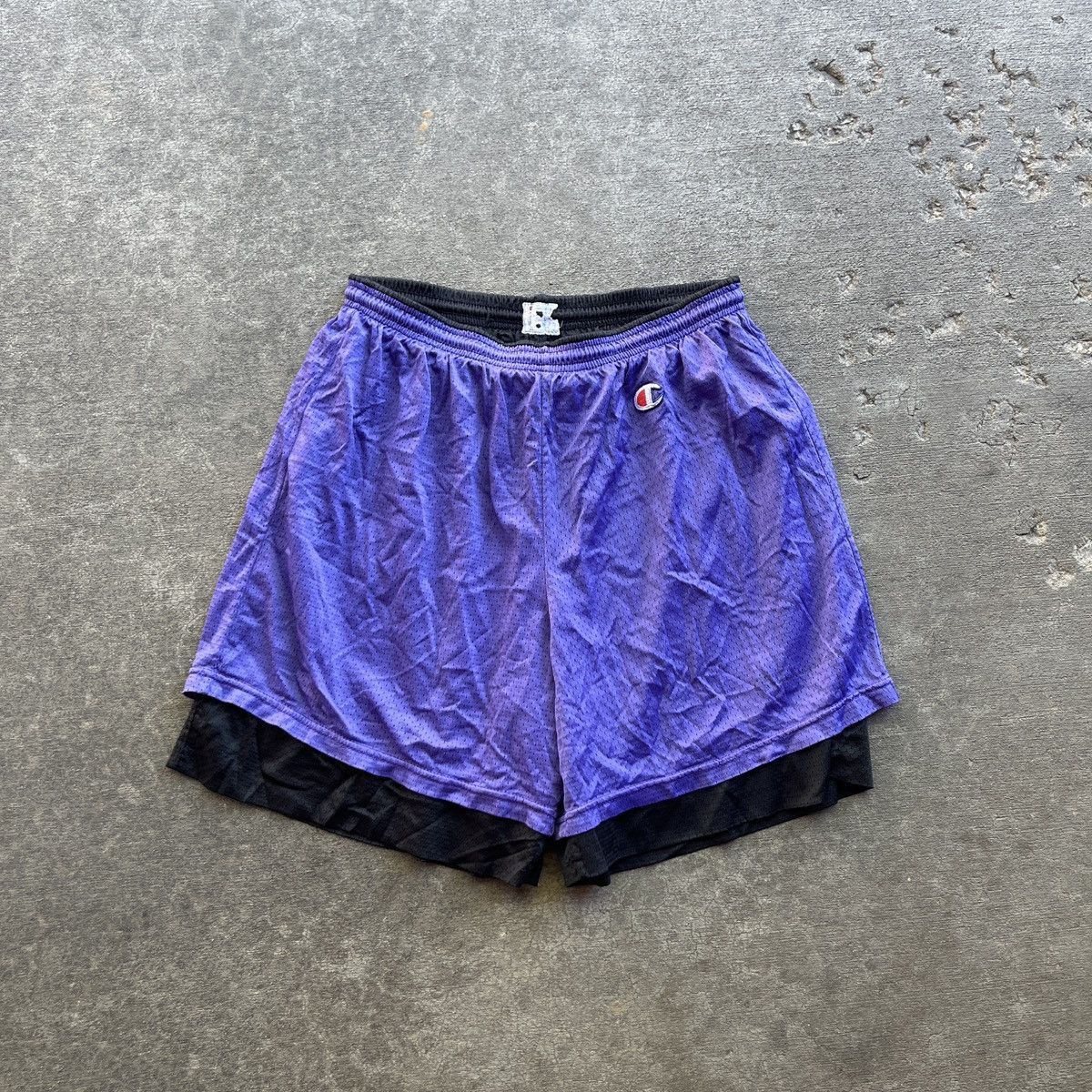 Champion 80s Champion Reversible Running Shorts Size US 31 - 3 Thumbnail