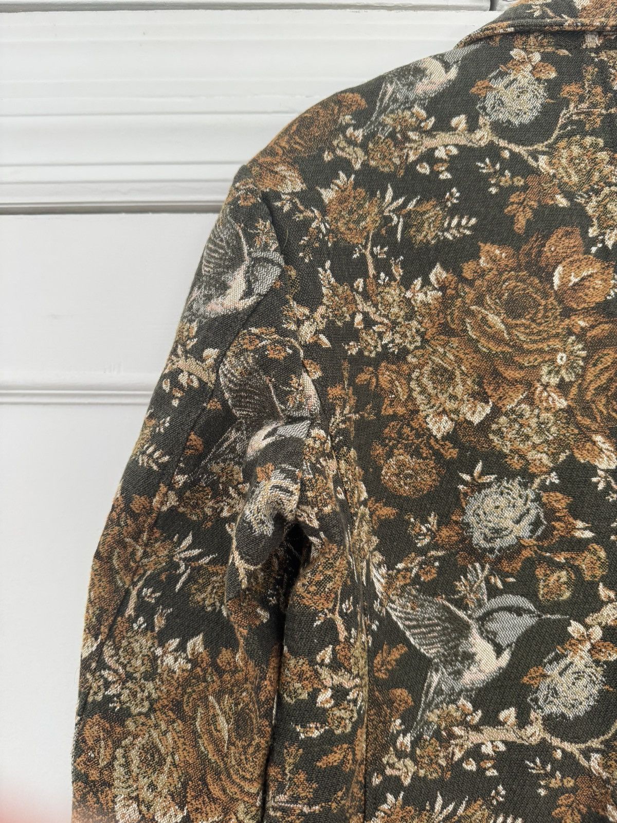 Engineered Garments Engineered Garments Baker Hummingbird Jacquard Jacket XS Size 36S - 20 Thumbnail