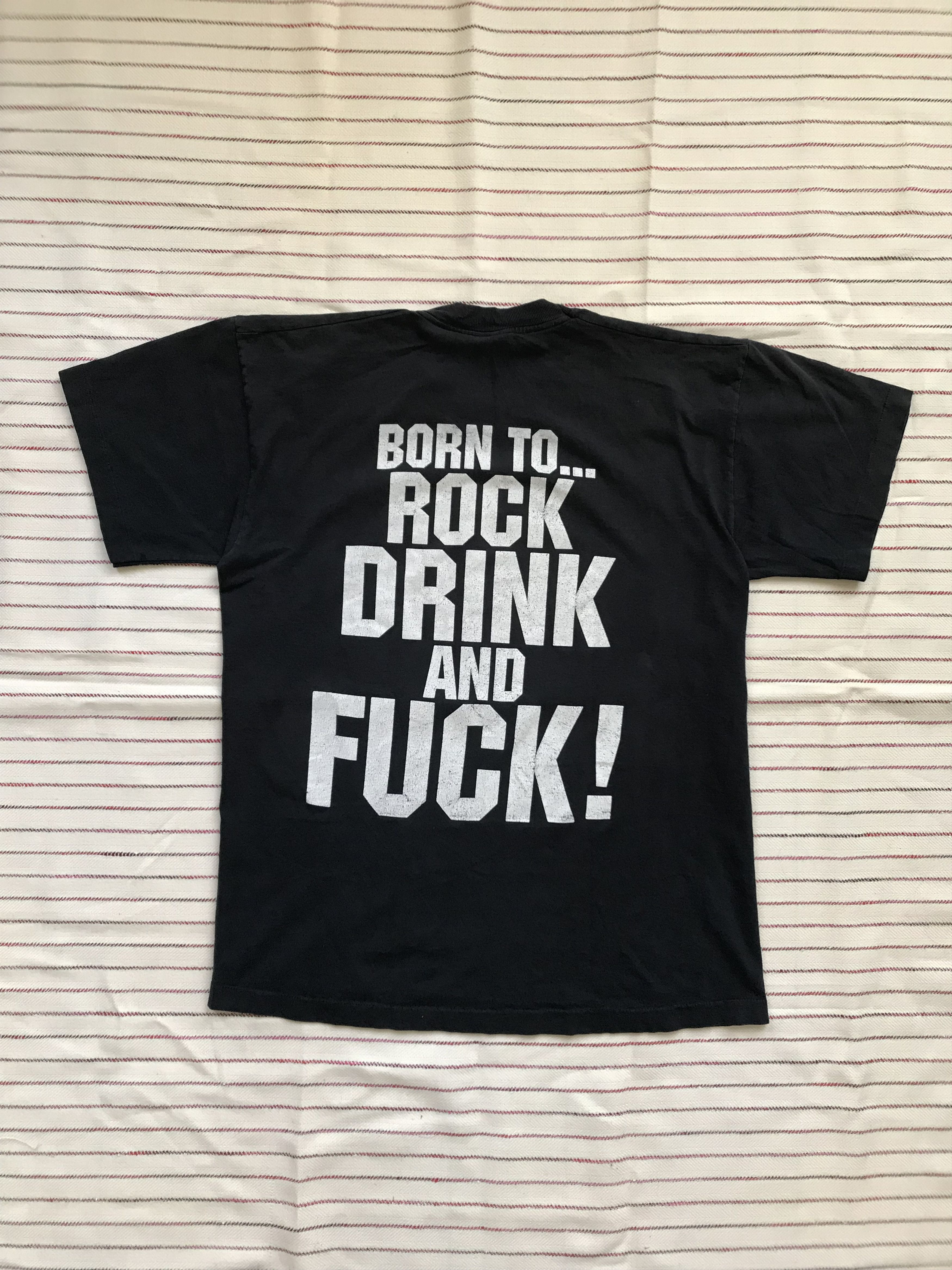 Band Tees × Vintage 90s Vintage Manowar Louder Than Hell Single Stitched T Shirt Size US L / EU 52-54 / 3 - 2 Thumbnail