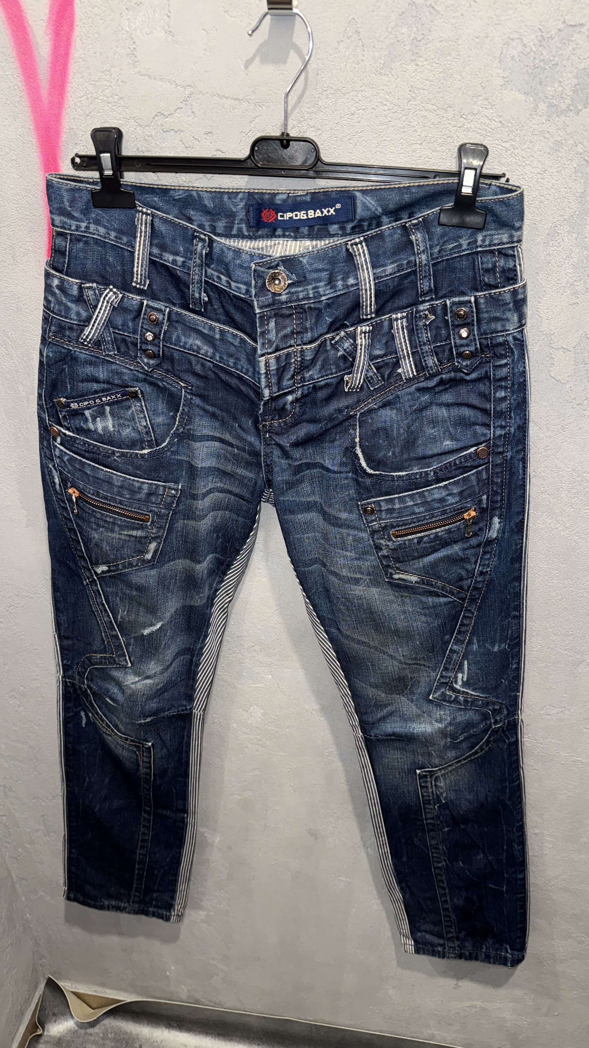 Other Cipo&Baxx crazy avant garde jeans - W32L32 Size US 32 / EU 48 - 10 Thumbnail