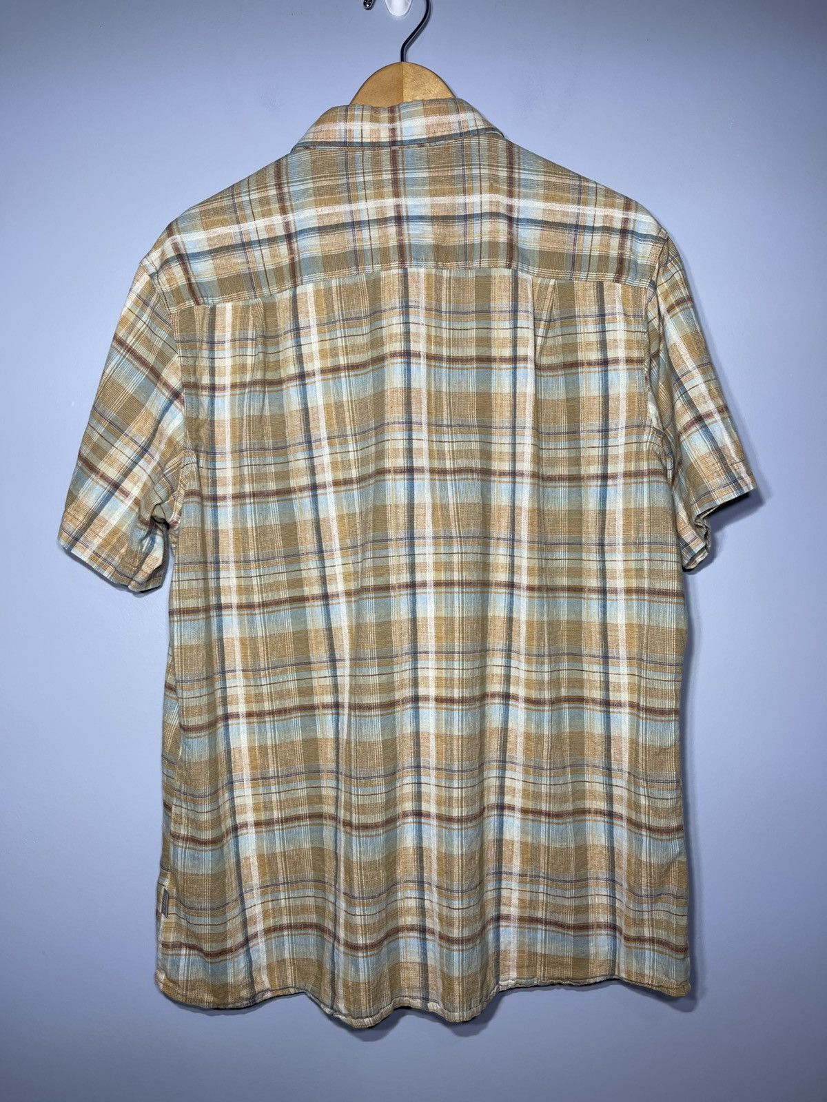 Kuhl Kuhl Shirt Men’s Sz L Brown Blue Plaid S/S Linen Outdoor Size US L / EU 52-54 / 3 - 4 Thumbnail