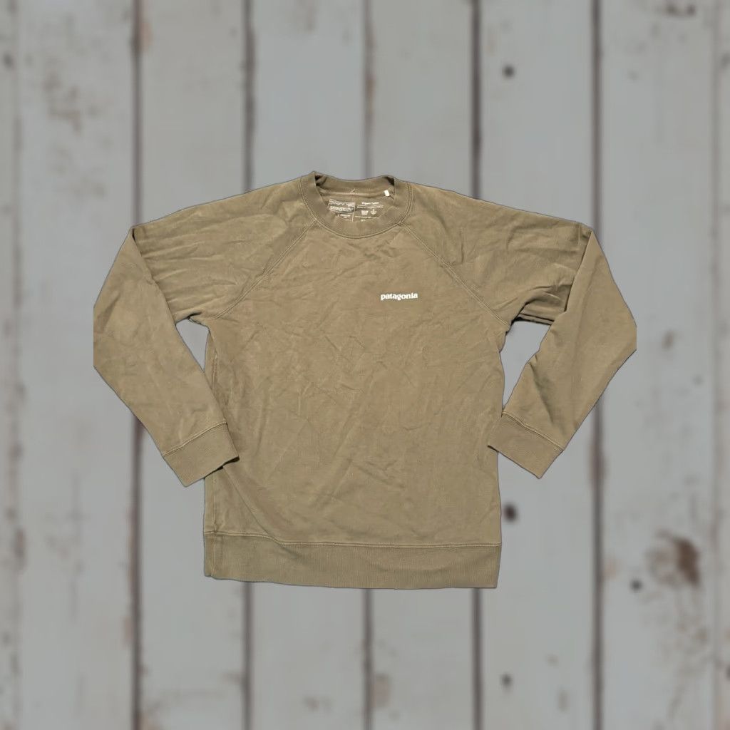 Patagonia Patagonia Sweatshirt Mens Small Green P-6 Logo Organic Crew French Terry Size US S / EU 44-46 / 1 - 1 Thumbnail