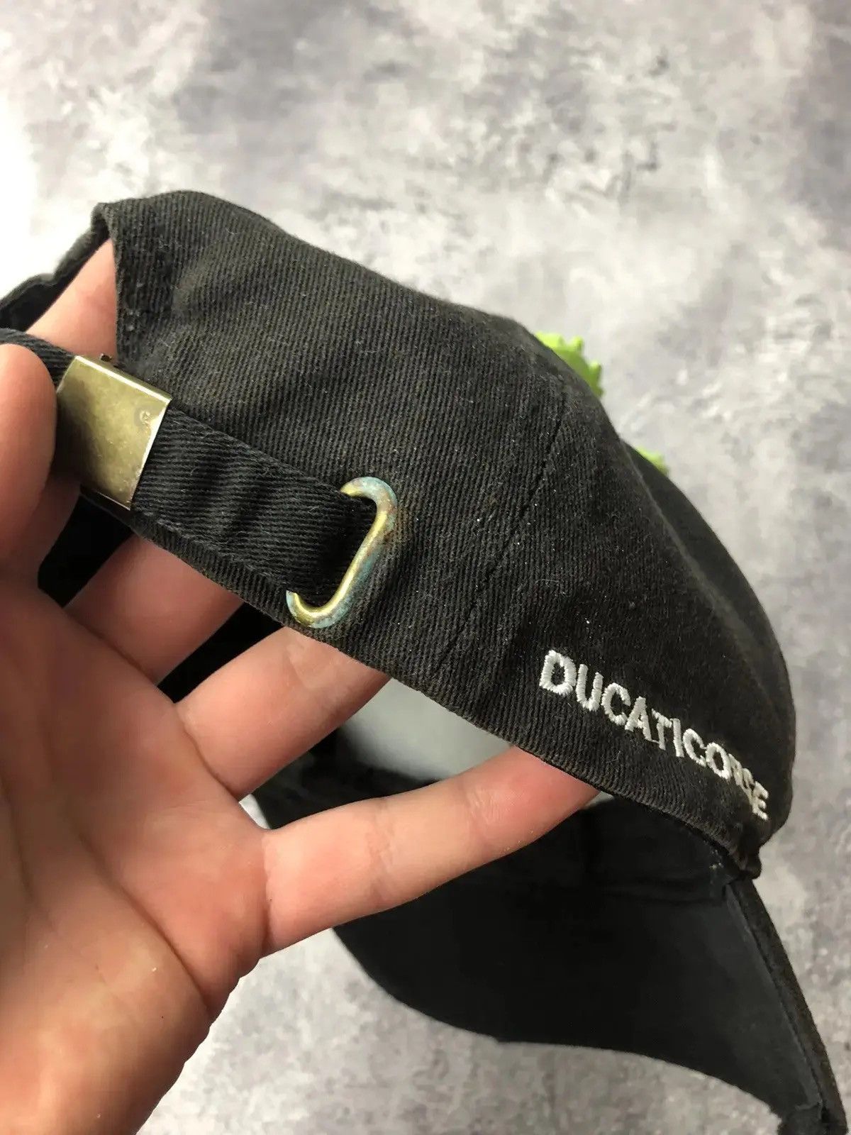 Ducati DUCATI Vintage Streetwear Racing Moto Cap Hat Big Logo Hype Size ONE SIZE - 7 Thumbnail