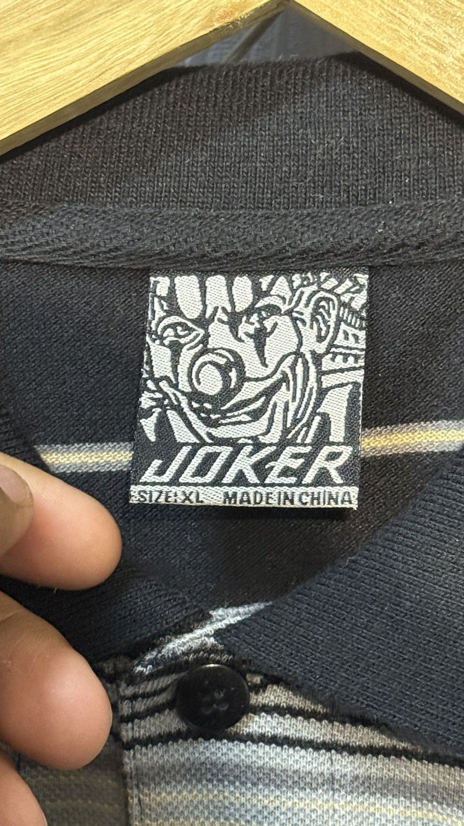 Vintage JOKER Y2K HIPHOP CHOLO THUG POLO SHIRT Size US XL / EU 56 / 4 - 4 Thumbnail