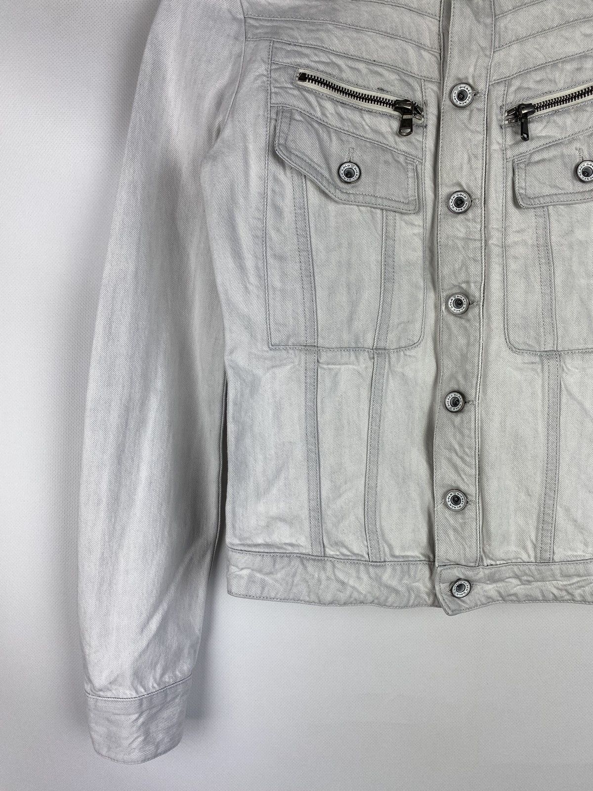 Diesel × Diesel Black Gold Diesel Black Gold ladies denim trucker jacket size 38 / M Size M / US 6-8 / IT 42-44 - 7 Thumbnail