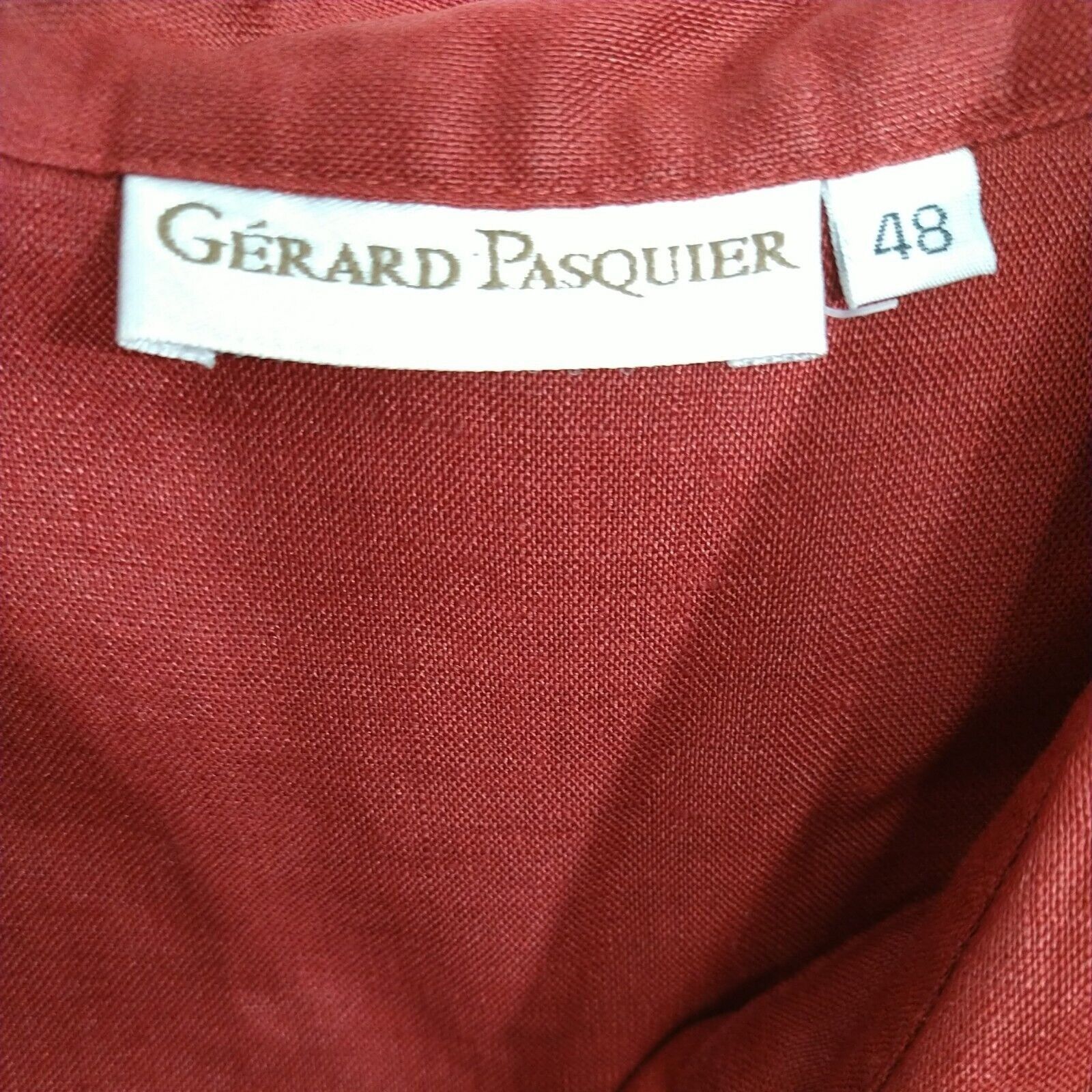 Other Gerard Pasquier Button Up Linen Flax Shirt Women Size 48 L Size L / US 10 / IT 46 - 7 Thumbnail