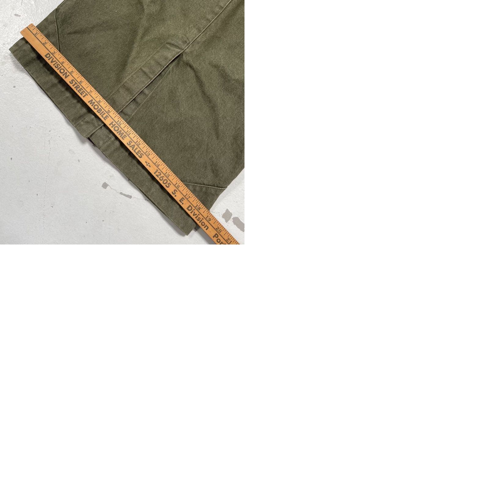 Denime Carleen Kelsy Parkhouse Denim Chore Work Ranch Jacket Made In USA Women’s S Denim Jacket Green Western Army Designer LA Vintage? Size S / US 4 / IT 40 - 9 Thumbnail