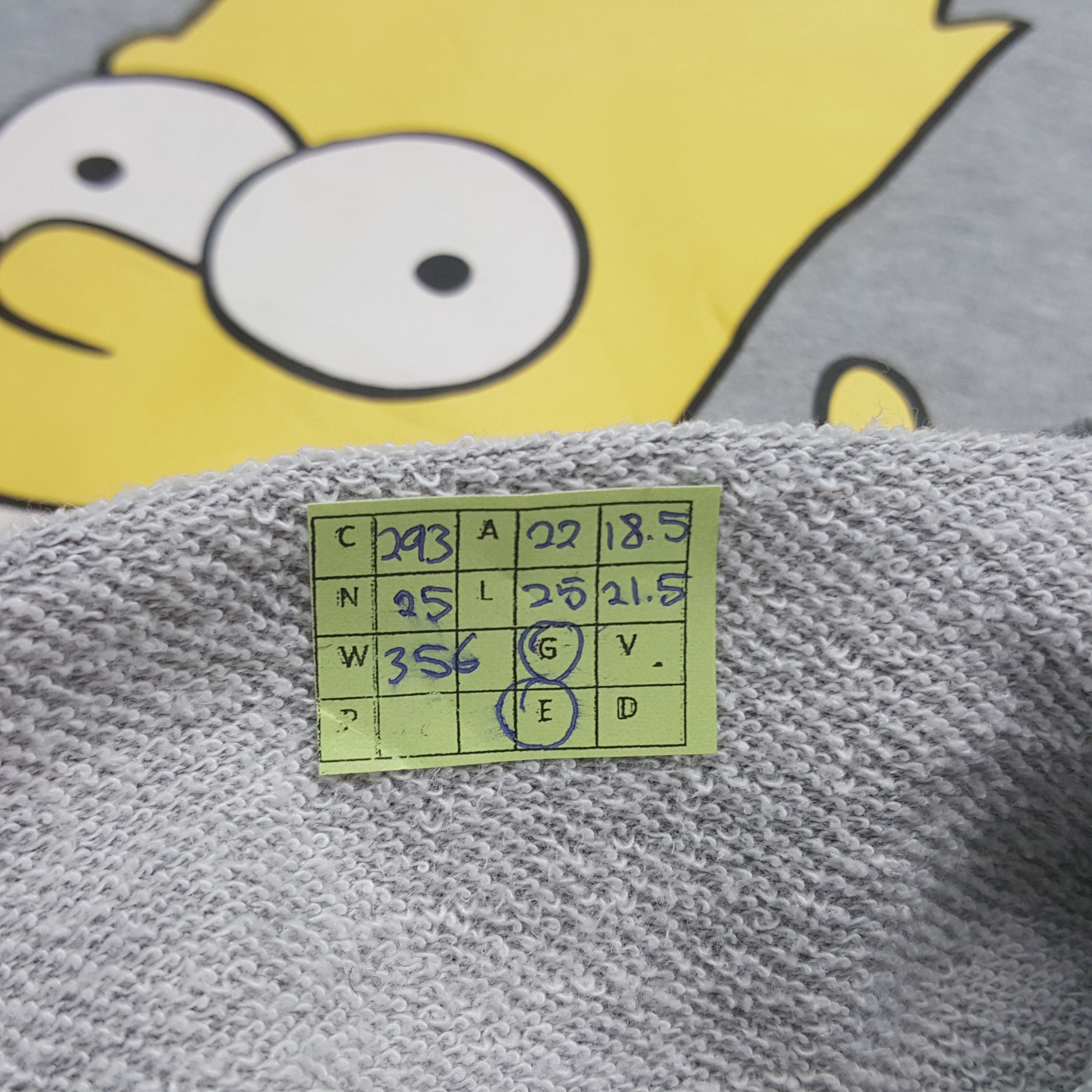 The Simpsons Vintage The Simpsons Bart Cartoon Sweatshirt C293N25 Size US M / EU 48-50 / 2 - 9 Thumbnail