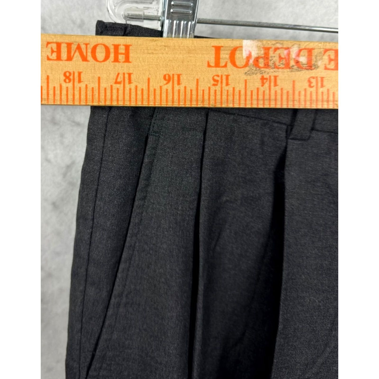 Brooks Brothers Brooks Brothers Golden Fleece Dress Pants Hand Tailored Men Wool Black Cuff 35x32 Size US 35 - 6 Thumbnail