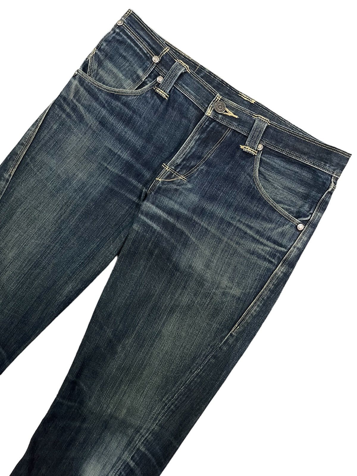 Levi's Vintage 90s Levis Engineered Loose Ripped Twisted Leg Jeans Size US 33 - 7 Thumbnail