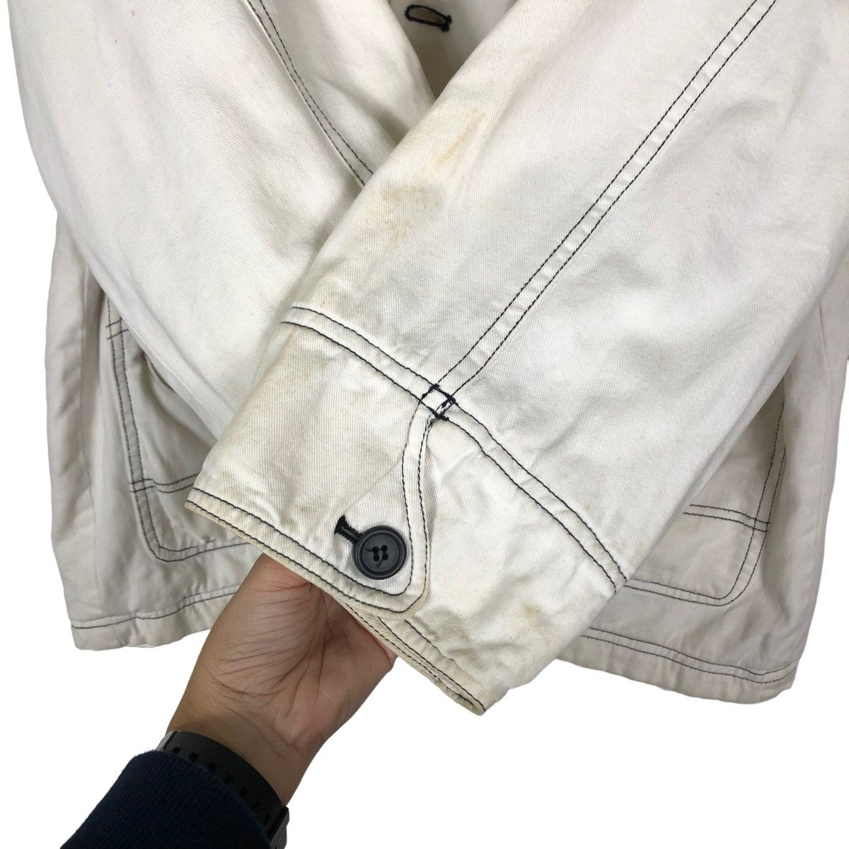 Issey Miyake 🔥90’s VINTAGE BOMBER JACKET PERSON FOR MEN JAPAN BIG LOGO Size US M / EU 48-50 / 2 - 12 Thumbnail