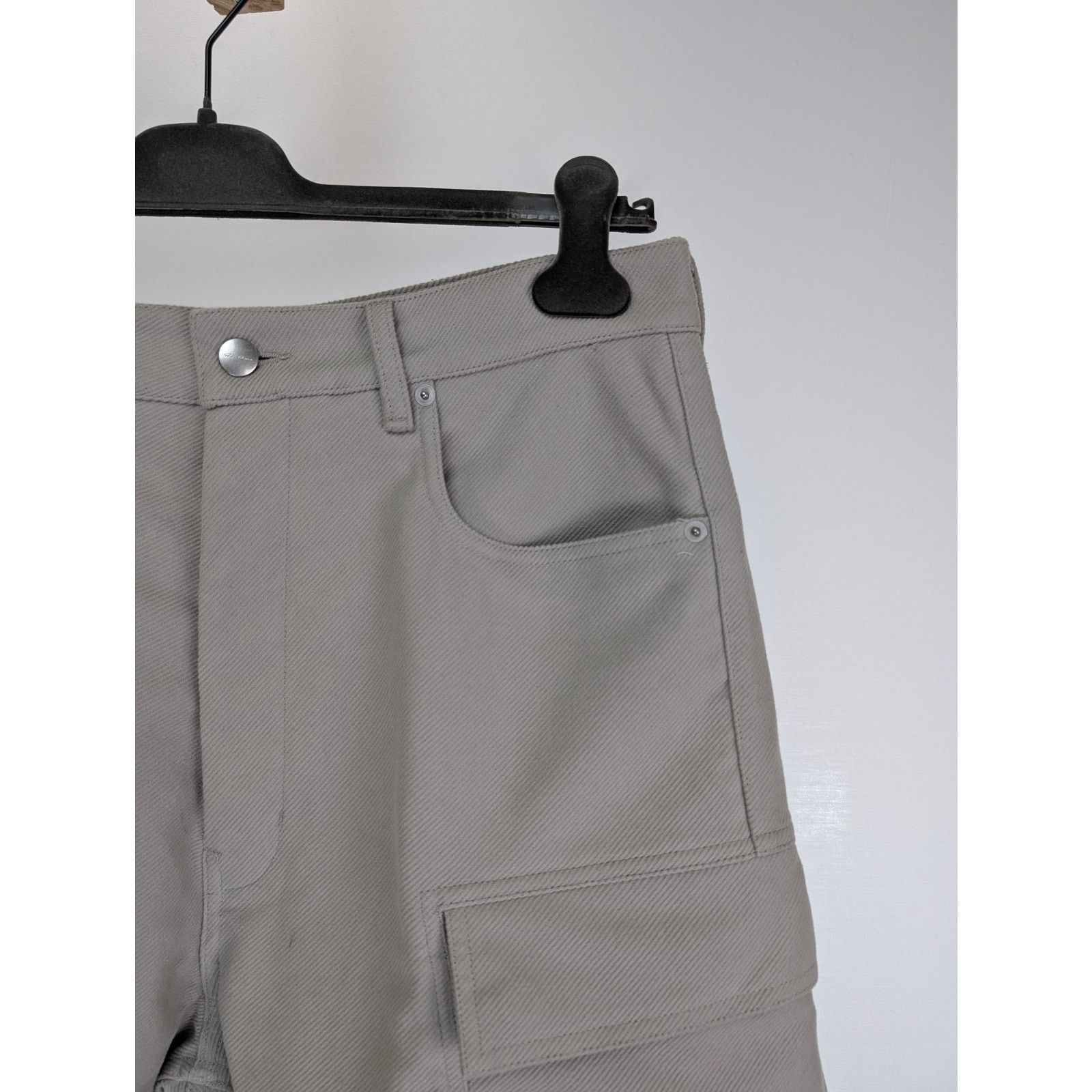 Rick Owens o1rshd1 Double Cargo Pants in Pearl Size US 34 / EU 50 - 4 Thumbnail