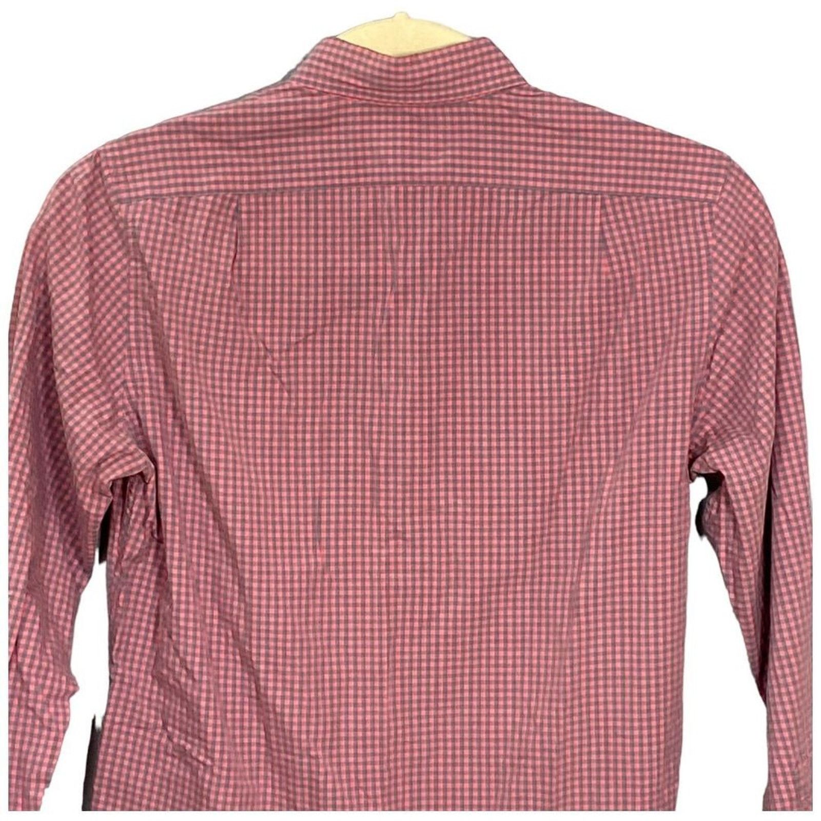 J.Crew J.Crew Shirt Small Slim Fit Pink Check Long Sleeve Button Up Size US S / EU 44-46 / 1 - 7 Thumbnail