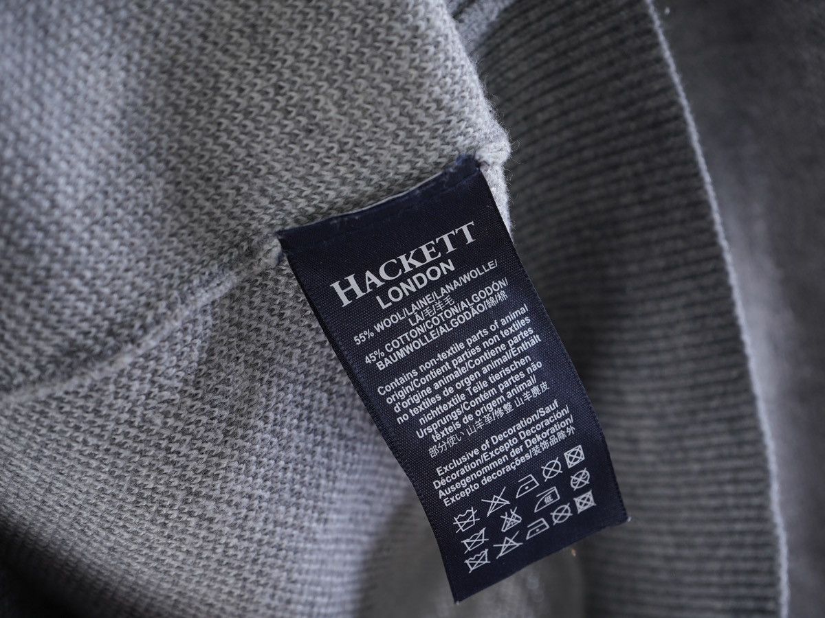 Hackett Hackett Mens Zip Wool Sweater S Size US S / EU 44-46 / 1 - 6 Thumbnail
