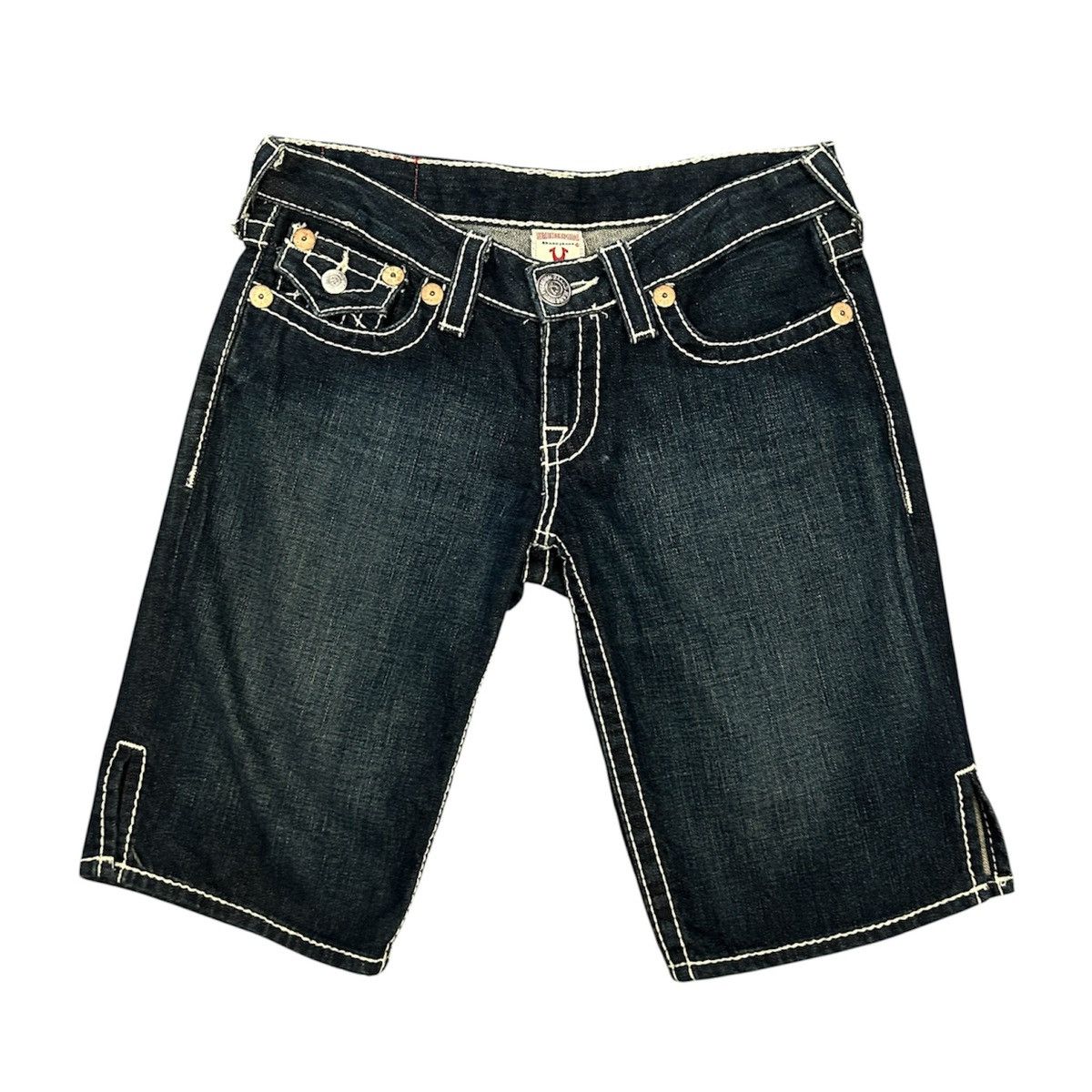 True Religion Y2K True Religion Jeans Billy Super T Vintage Shorts Size 27" / US 4 / IT 40 - 1 Thumbnail