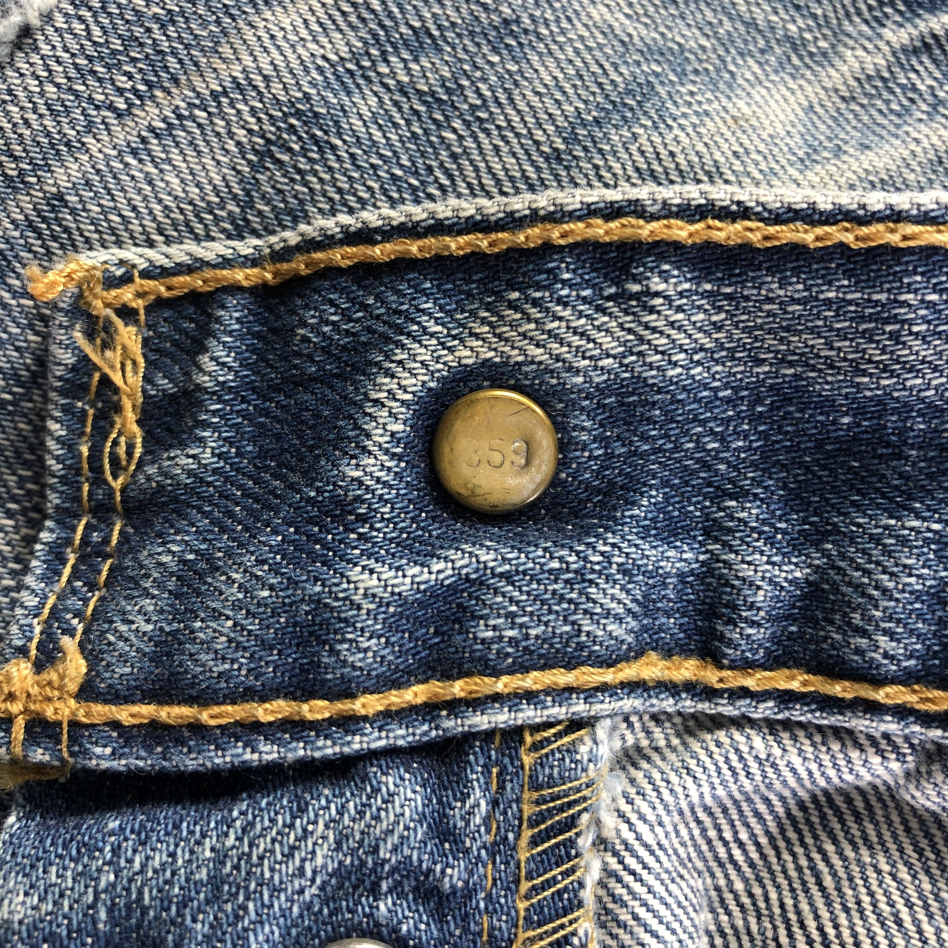 Levi's Vintage Levis 501 Jeans Distressed Denim KJ2727 Size US 30 / EU 46 - 9 Thumbnail