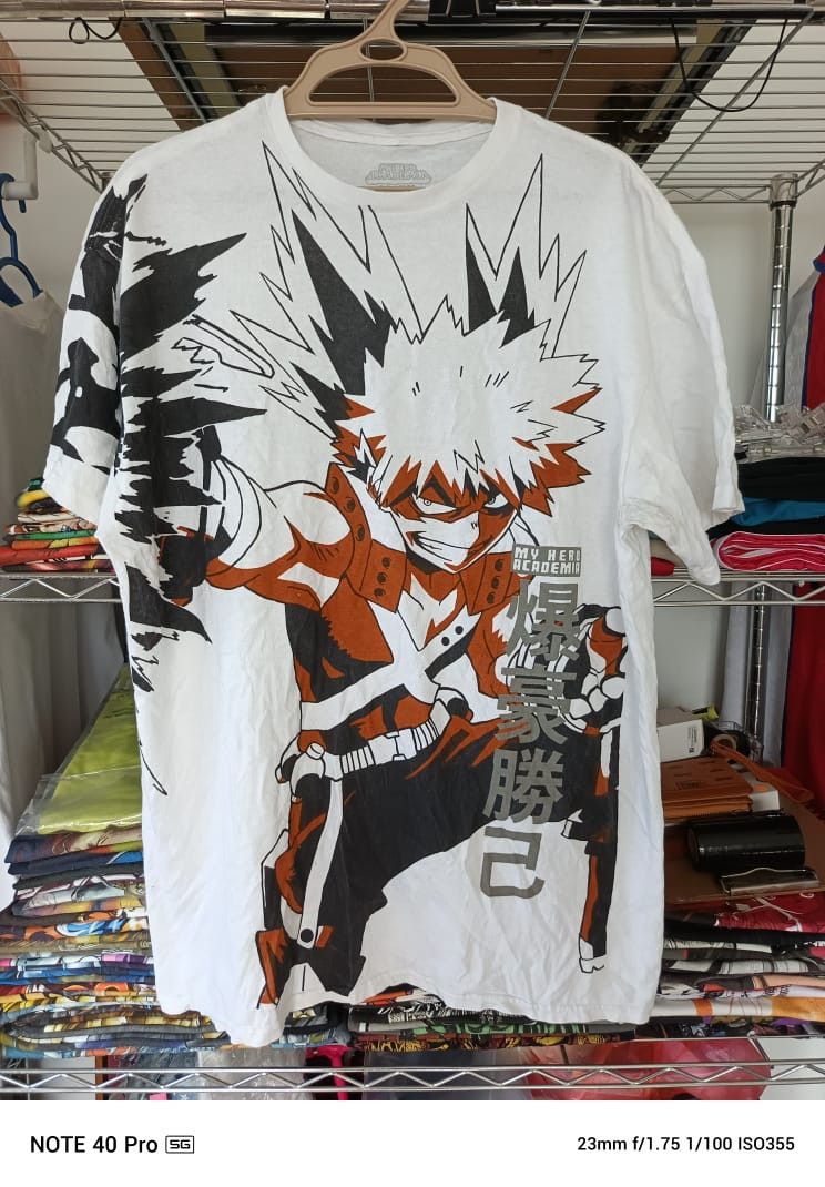 Anime Rare Bakugo x My Hero Academia anime shirt Size US L / EU 52-54 / 3 - 2 Thumbnail