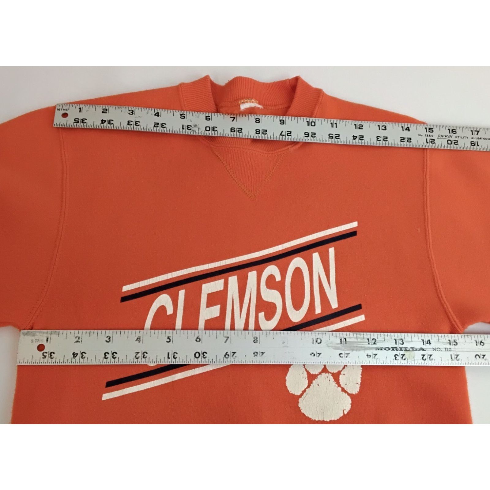 Russell Athletic Clemson University Tigers VTG Crewneck Sweatshirt Women's S Size S / US 4 / IT 40 - 10 Thumbnail
