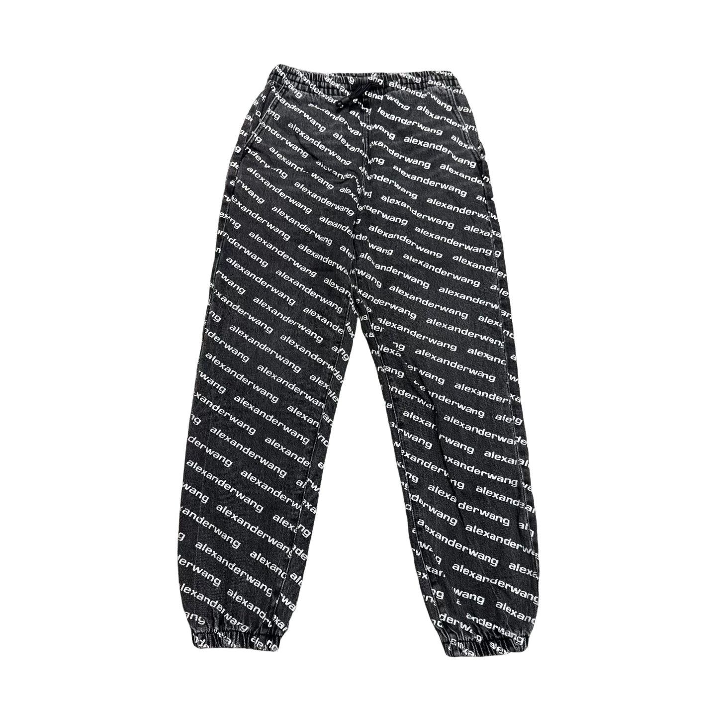 Alexander Wang Alexander Wang Logo Print Jeans Size XS Size 25" / US 0 / IT 36 - 1 Thumbnail