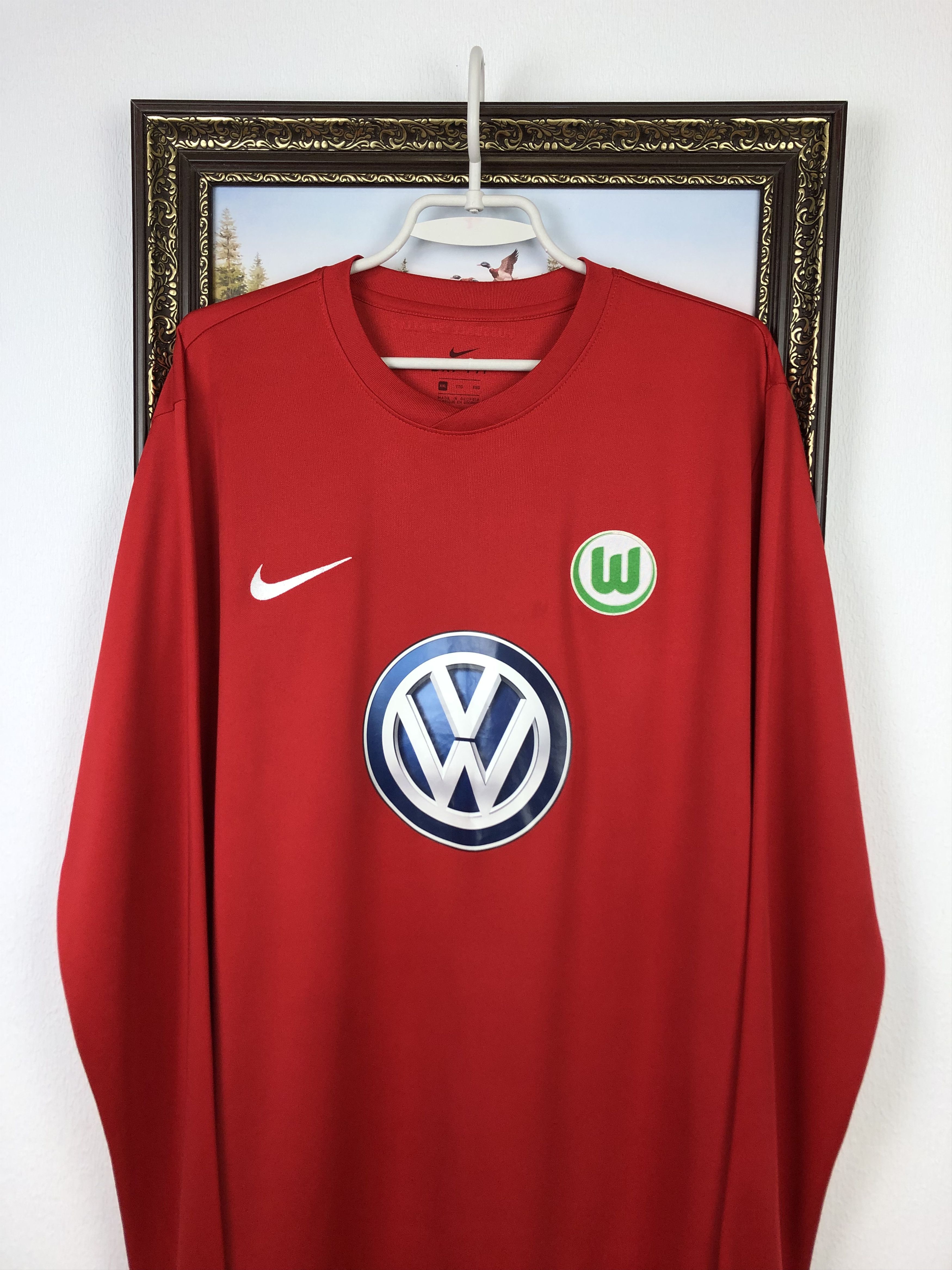 Nike VfL Wolfsburg Goalkeeper football shirt 2016 Soccer Nike Size US XXL / EU 58 / 5 - 2 Thumbnail