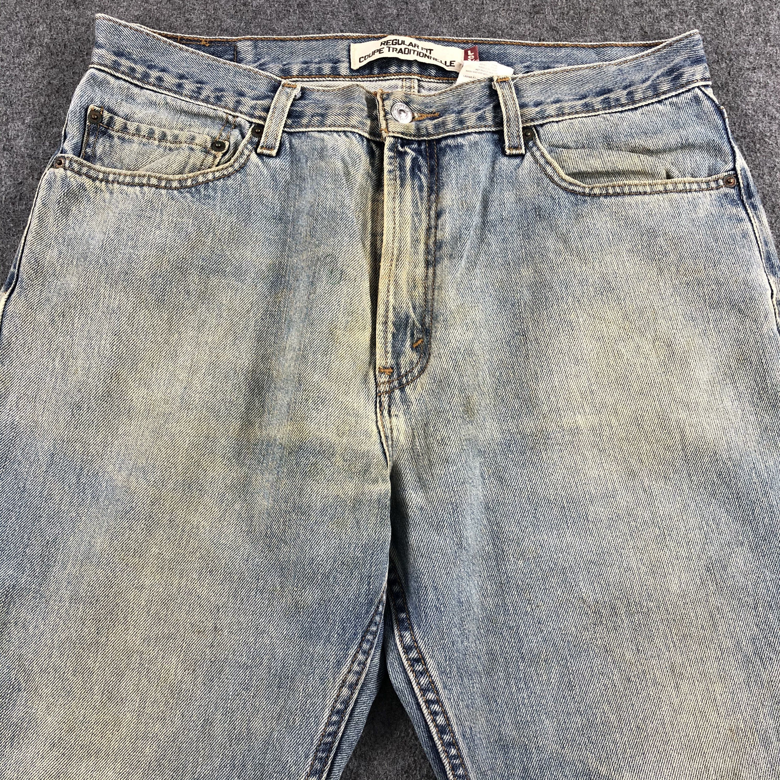 Levi's Vintage Light Wash Levis 505 Jeans-J1720 Size US 36 / EU 52 - 3 Thumbnail
