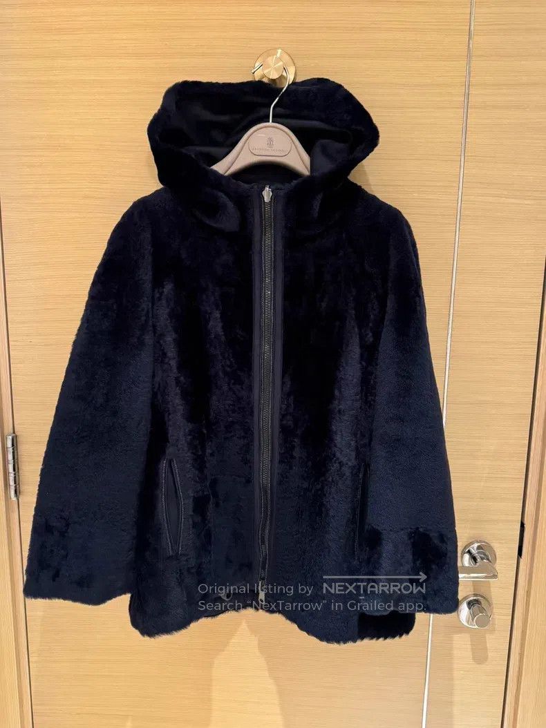 Brunello Cucinelli Brunello Cucinelli Double-Sided Fur and Leather Jacket Size XS / US 0-2 / IT 36-38 - 1 Thumbnail