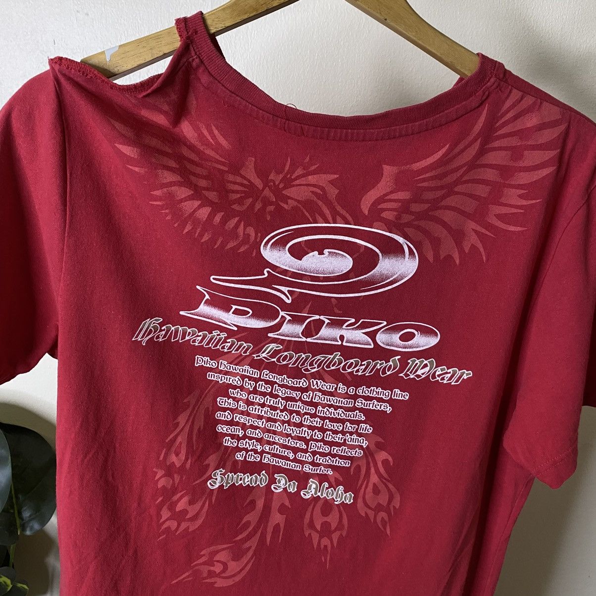 Vintage Y2K Piko Surf Nice Affliction Design Distressed T Shirt Size US M / EU 48-50 / 2 - 2 Thumbnail