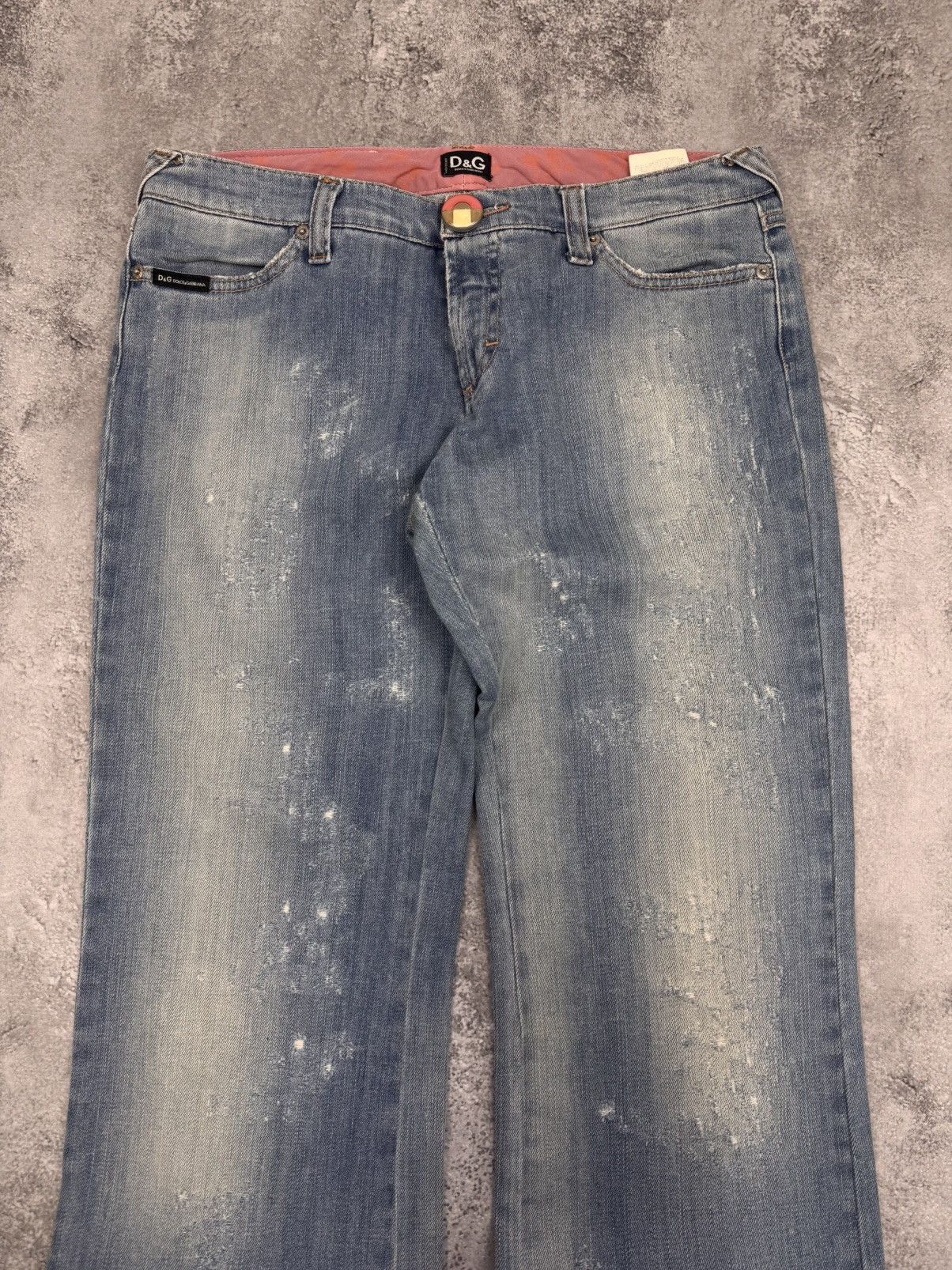 Dolce & Gabbana Dolce&Gabanna Women Rare 90s Flared Jeans Blue Size 29 Size 29" - 7 Thumbnail
