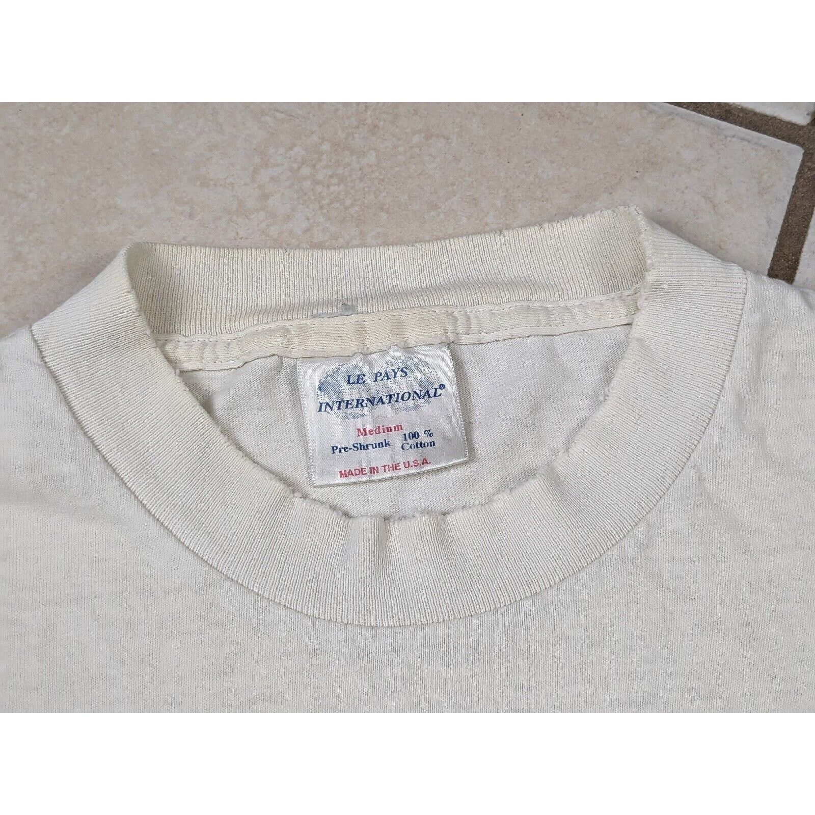 Other Vtg 90s Guam Chamorro Shirt White International Flag Island Size US M / EU 48-50 / 2 - 4 Thumbnail
