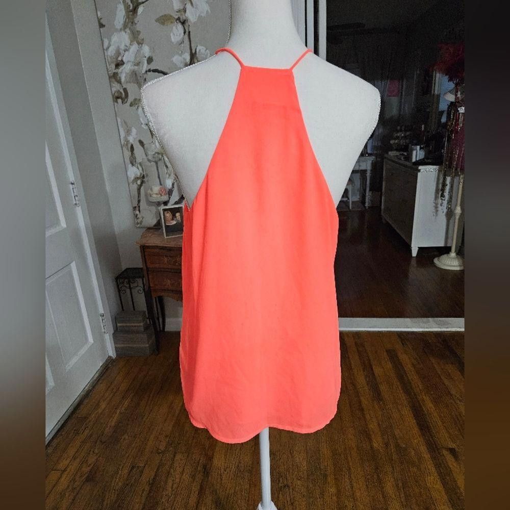 Designer Stylish Coral Halter Top Size M / US 6-8 / IT 42-44 - 3 Thumbnail