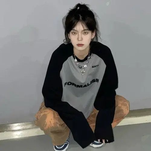 Women's oversized long sleeve