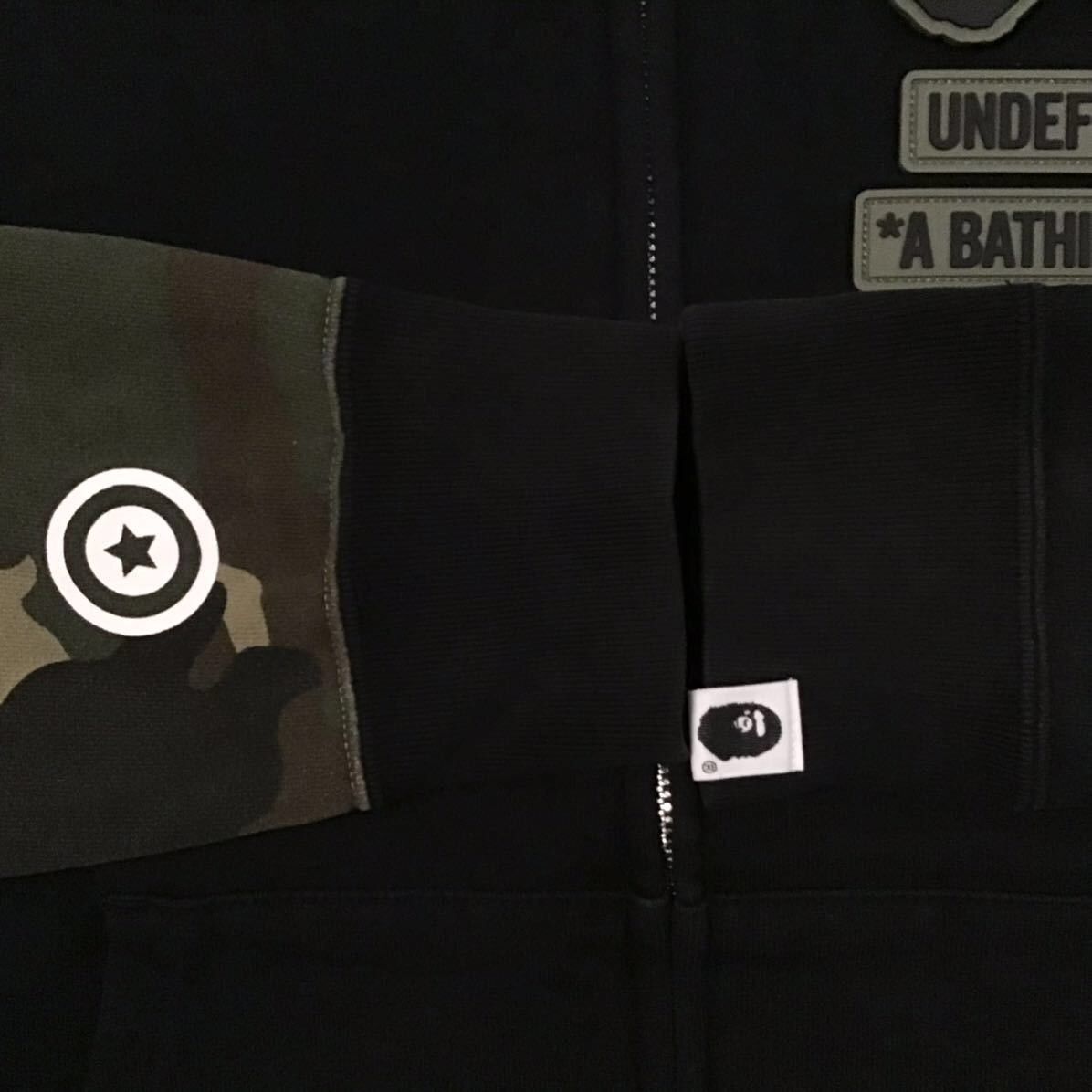 Bape × Undefeated Undefeated × BAPE camo shark full zip hoodie a bathing ape Size US M / EU 48-50 / 2 - 7 Thumbnail