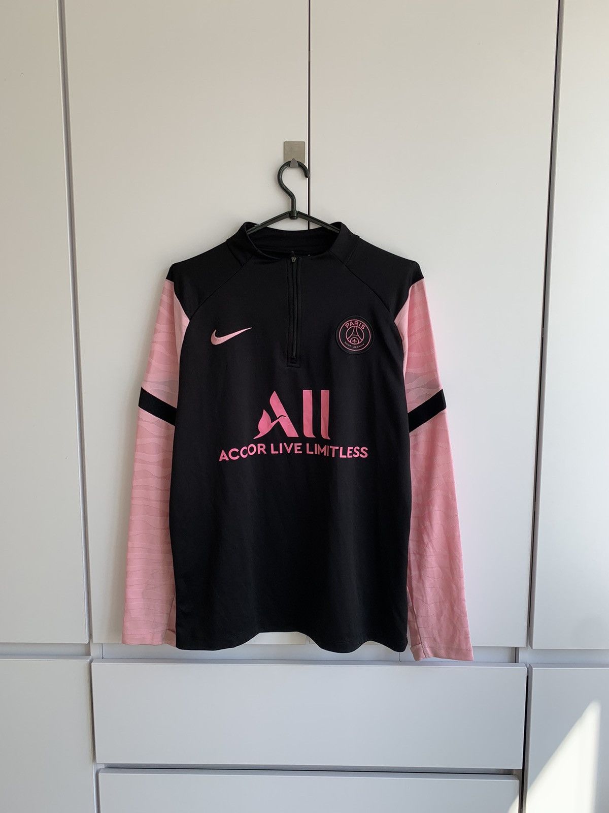 Psg training top black pink clearance